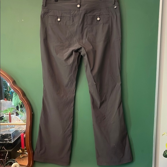 Eddie Bauer Sport Grey Outdoor Pants Womens 14 Utilty Hiking Camping - Picture 6 of 7